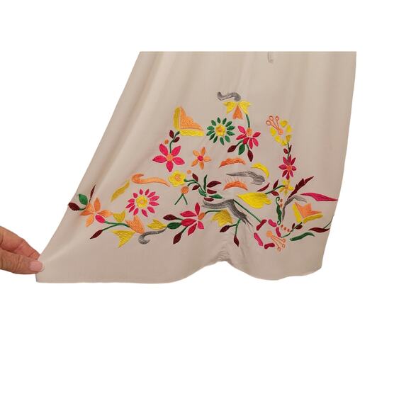 Debbie Katz South Beach swimsuit coverup white embroidered size Small - Picture 4 of 8